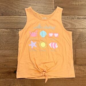 365 Kids Garanimals Girls Sleeveless Shirt - Make Waves - Size 8